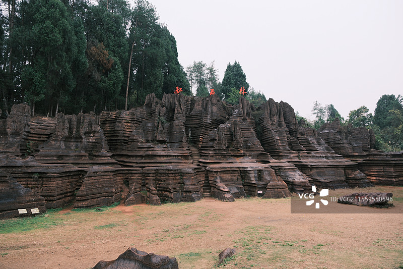 湖南湘西古丈红石林国家地质公园图片素材