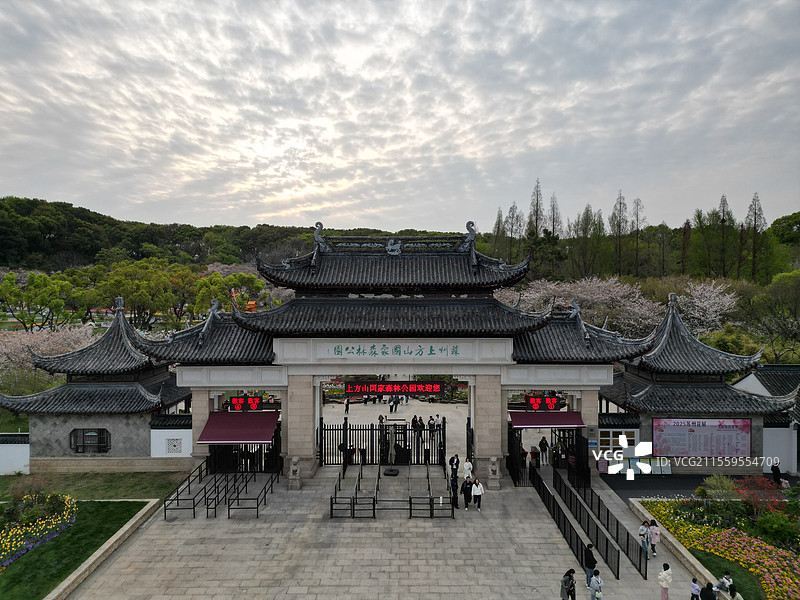 苏州上方山国家森林公园图片素材