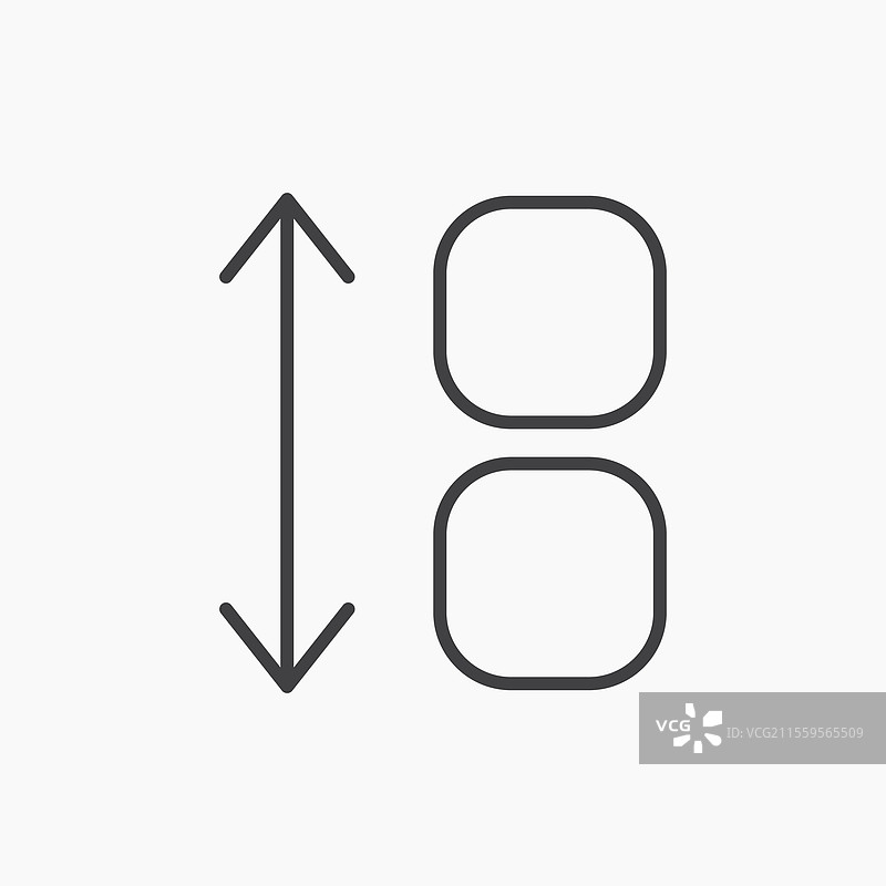 应用程序排序图标，黑色线条孤立设计图片素材