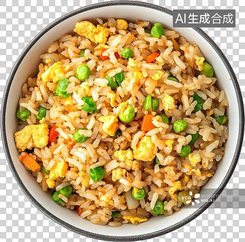 【AI数字艺术】一碗蛋炒饭图片素材