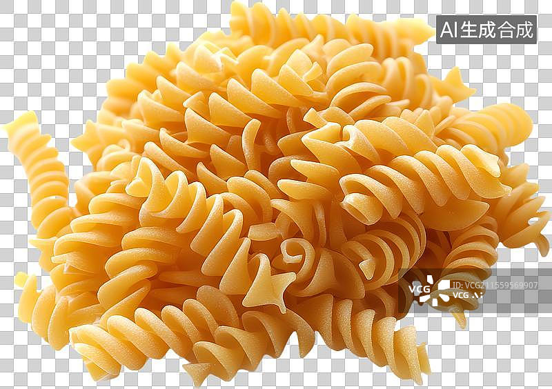 【AI数字艺术】螺旋通心粉图片素材