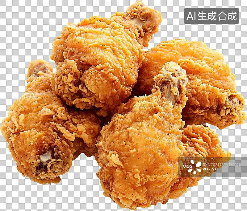 【AI数字艺术】美味炸鸡美食图片素材