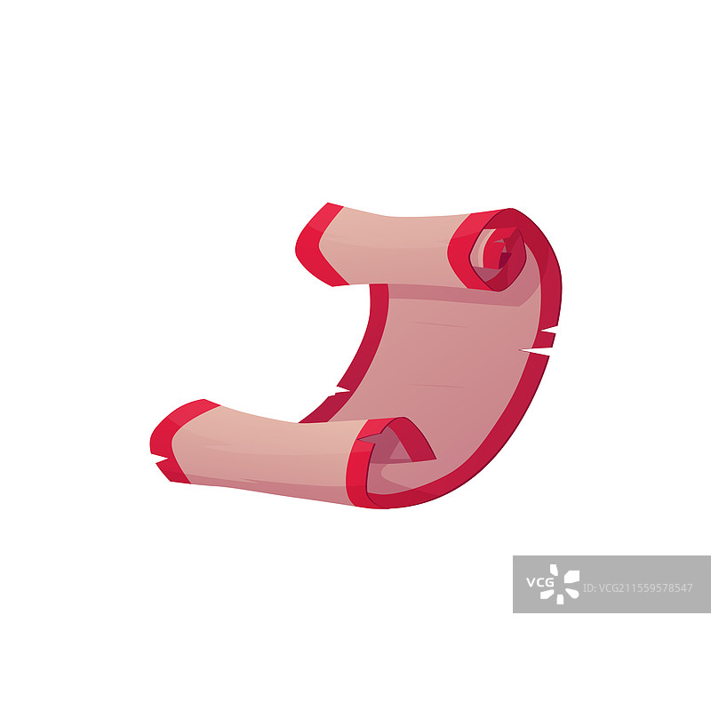 古老的羊皮纸卷轴 空白卷轴图片素材