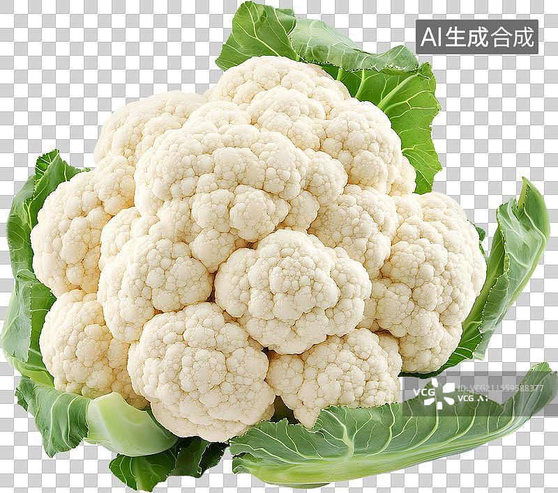 【AI数字艺术】新鲜的花椰菜图片素材