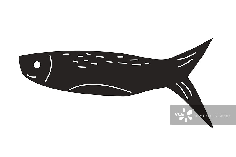 简单的鱼类沙丁鱼纹理元素三文鱼或图片素材