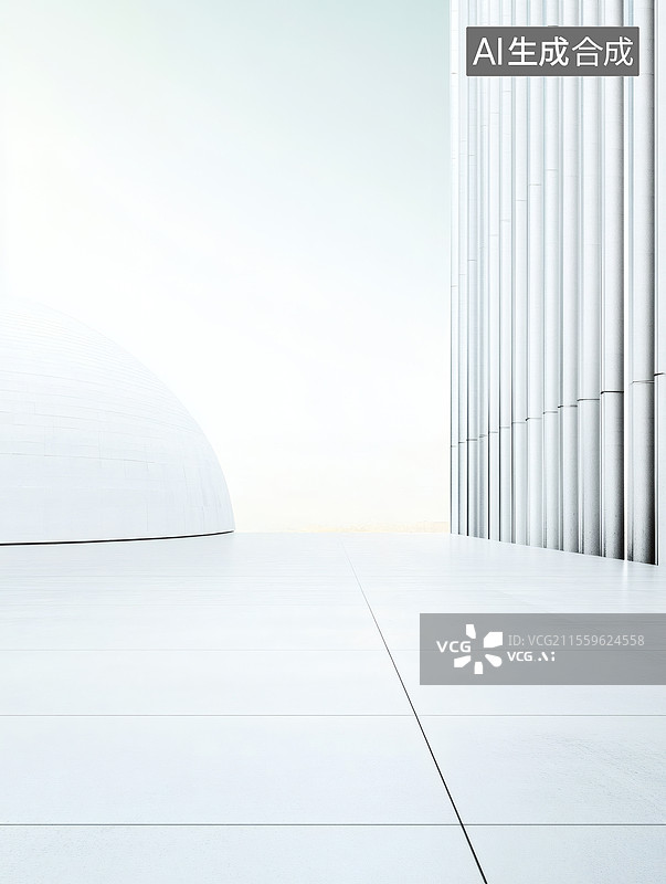 【AI数字艺术】现代建筑外观图片素材