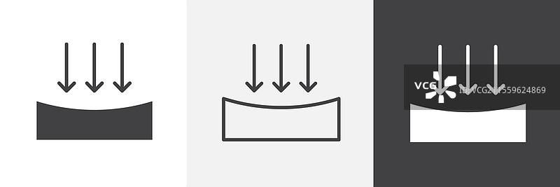 用户界面压缩图标集合图形设计图片素材