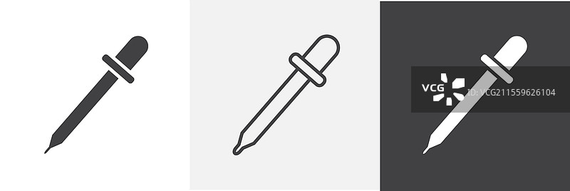 眼药水滴管图标集合图形设计图片素材