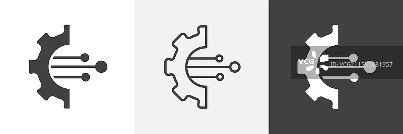 用户界面图形设计的图标集合转换图片素材