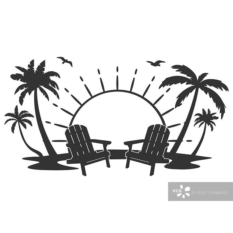 夏季剪贴画设计图片素材