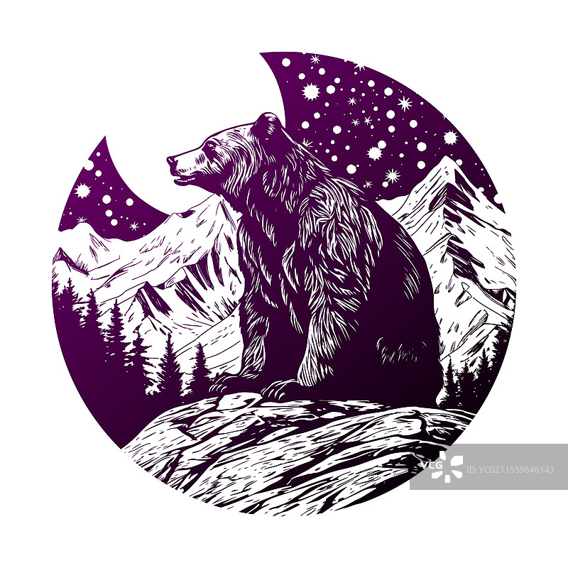 熊的剪贴画设计图片素材