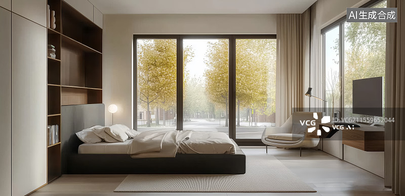 【AI数字艺术】客厅装饰效果图图片素材