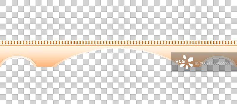 拱桥插画元素图片素材