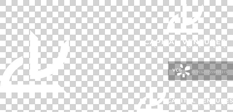 白色抽象首字母CV或VC标志图片素材