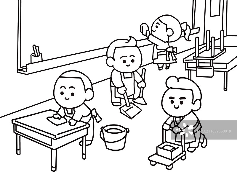 两个小孩在表演华尔兹舞。图片素材