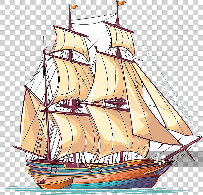 帆船 高大船只 大帆图片素材