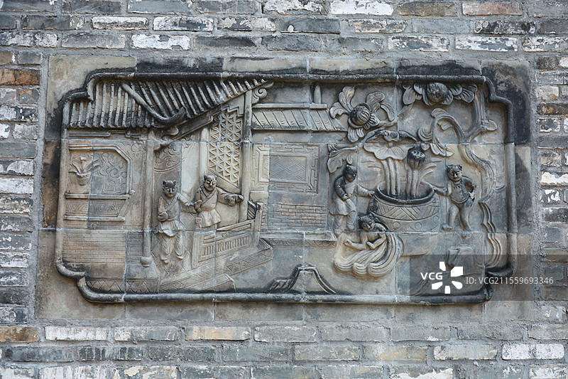 传统佛造像泥塑木雕图片素材