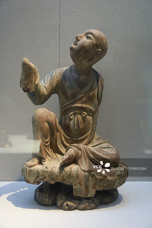 传统佛造像泥塑木雕图片素材