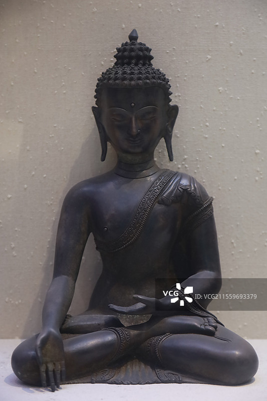 传统佛造像泥塑木雕图片素材