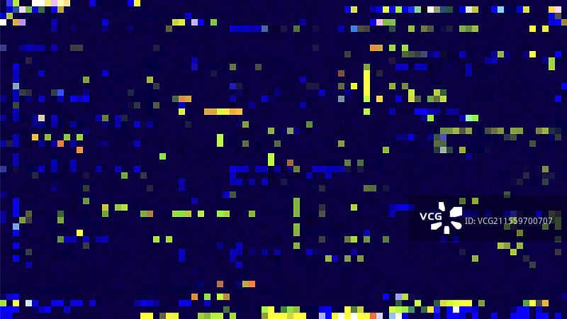 数字蓝色科技方形图案图片素材