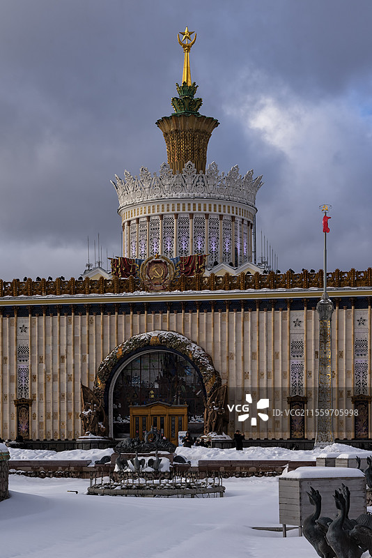 莫斯科全俄展览中心-乌克兰馆图片素材