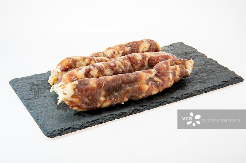 扬州农村自制的香肠图片素材