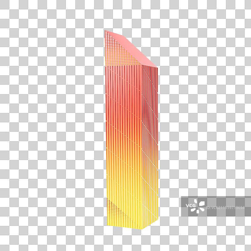 3D渲染的广州城市建筑广州地标广州利通广场元素图片素材