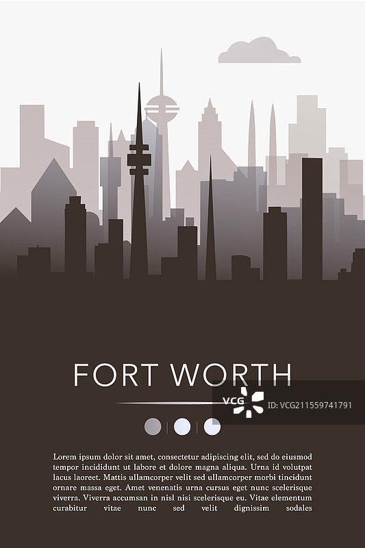 沃斯堡城市网站展示模板图片素材