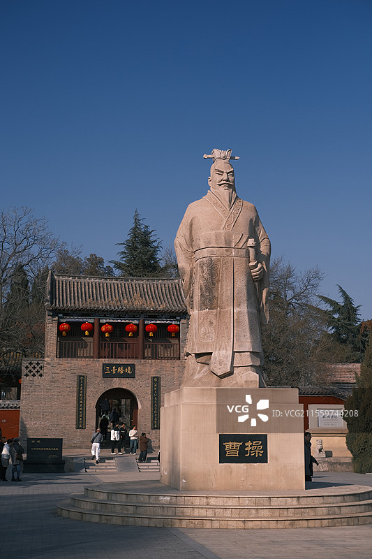 邺城遗址铜雀三台图片素材