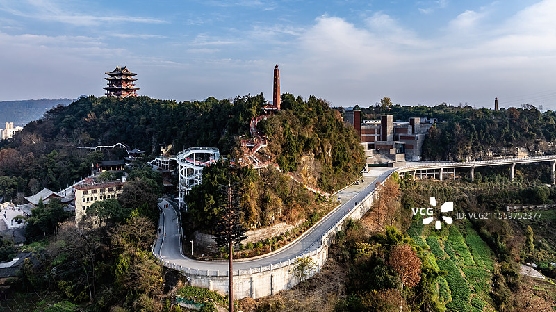 巴中南龛山风景区图片素材