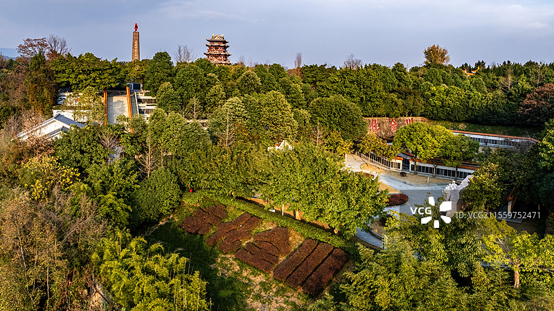 巴中南龛山风景区图片素材