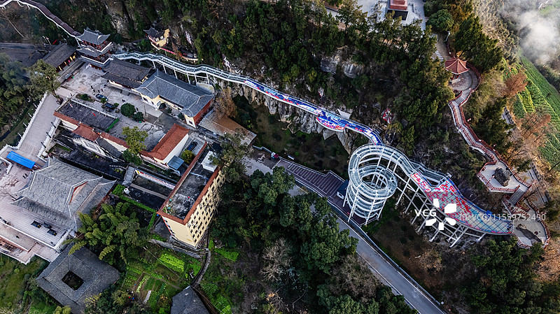 巴中南龛山风景区图片素材