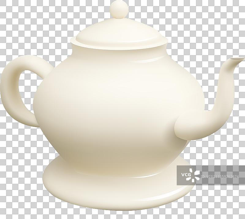 逼真的白色3D模型图片素材