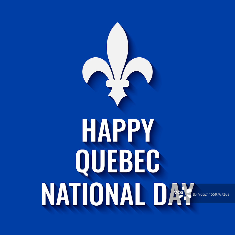 魁北克国庆节排版海报 加拿大图片素材