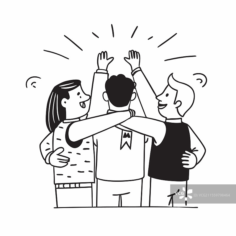 同学在校友会上重聚的概念图片素材