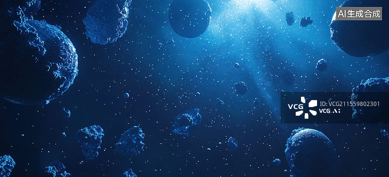 【AI数字艺术】梦幻星空之旅图片素材