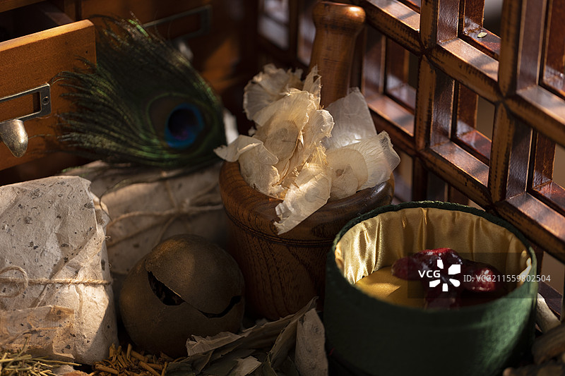 多种中药材图片素材