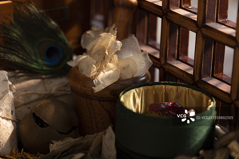 多种中药材图片素材