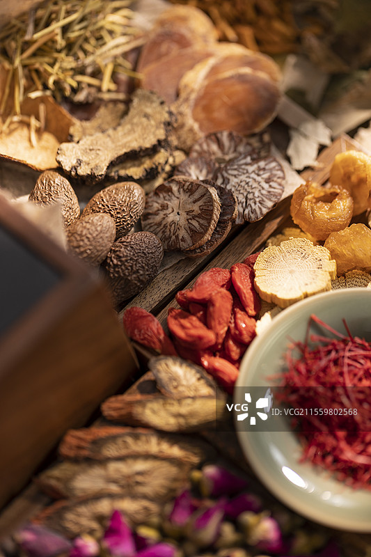 多种中药材图片素材