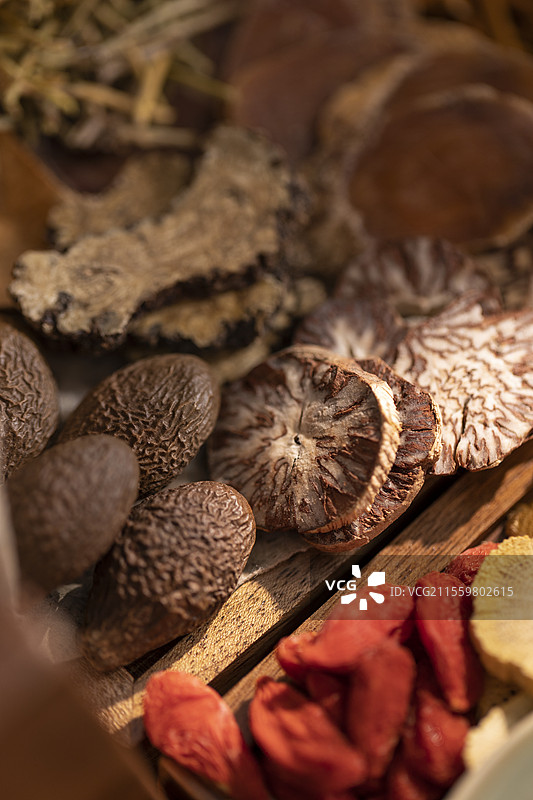 多种中药材图片素材