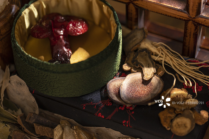 多种中药材图片素材