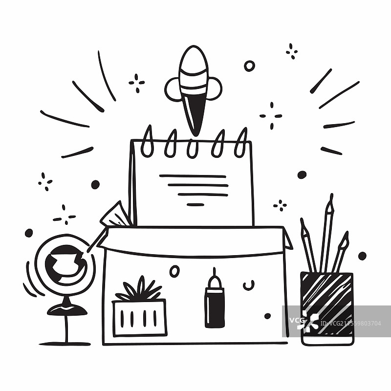 活动策划师与派对布置概念图片素材