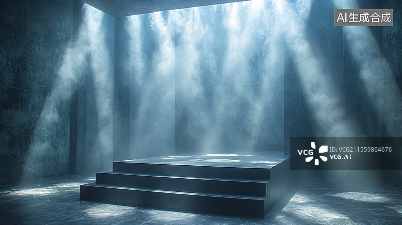 【AI数字艺术】现代舞台设计图片素材