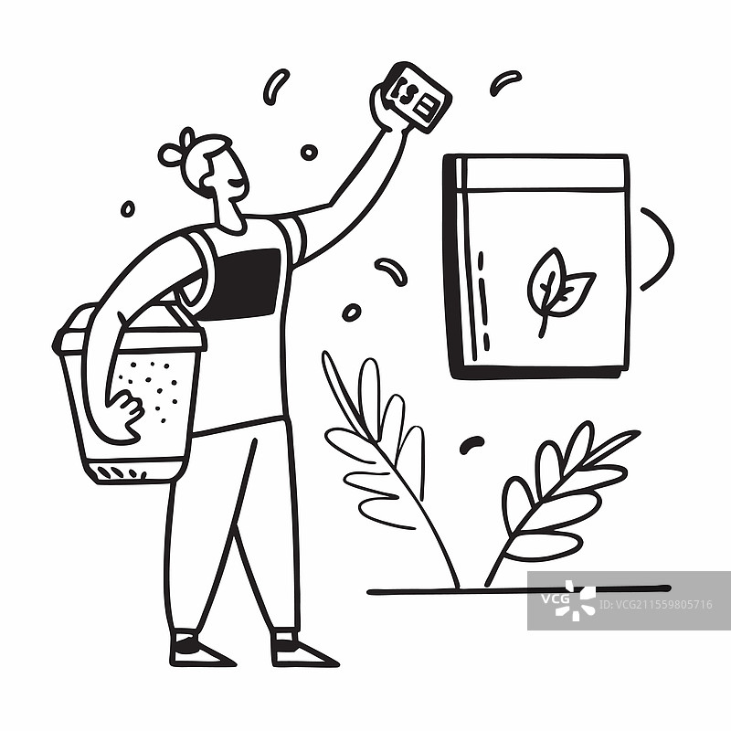 健身教练推广植物基产品的模型图片素材