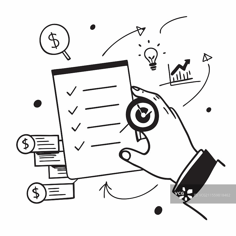 手握全息金融策略和图片素材