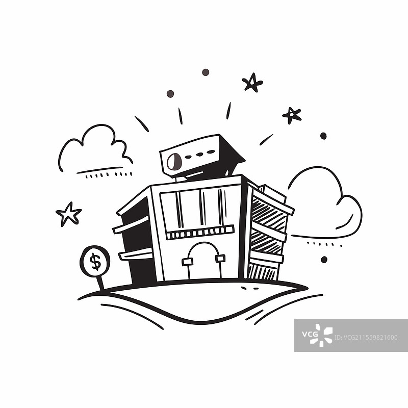 高中同学聚会与学校建筑图片素材