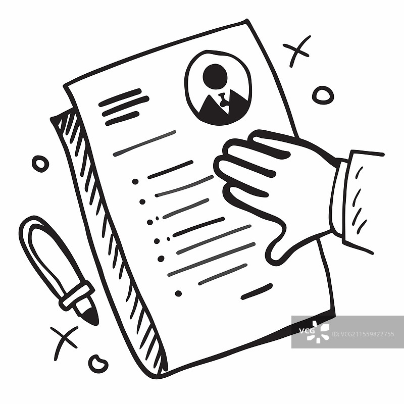 人力资源与解雇文件的概念图片素材