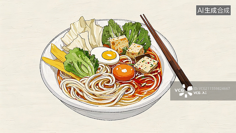 【AI数字艺术】过桥米线餐饮美食图片素材