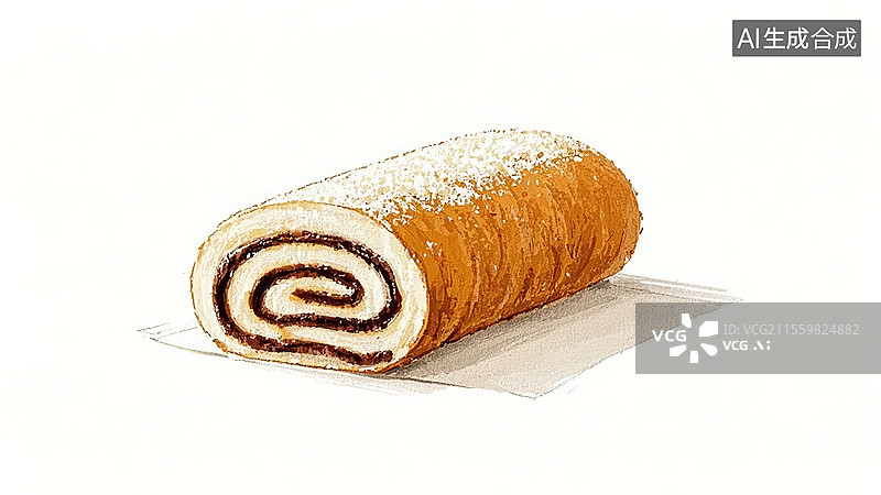 【AI数字艺术】驴打滚餐饮美食图片素材