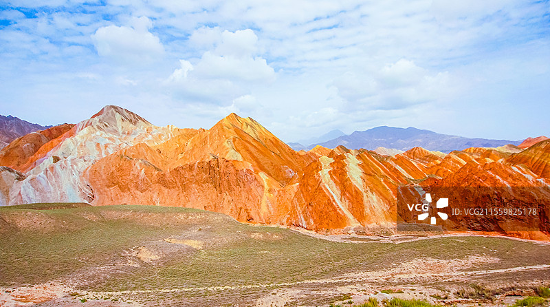 七彩丹霞图片素材